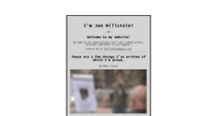Desktop Screenshot of jonmillstein.com